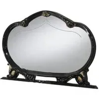 Betty Black Italian Dressing Mirror - Black
