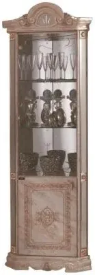 Betty Corner Display Cabinet - Onyx