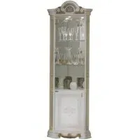 Betty Corner Display Cabinet - White