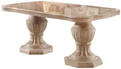 Betty Onyx 6-Seater Extendable Pedestal Dining Table - Onyx image