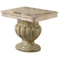 Betty Square Lamp Table - Onyx