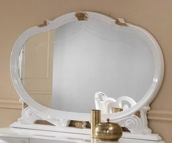 Betty White Italian Dressing Mirror - White