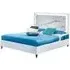 Cristal Bed Frame - White, Marble