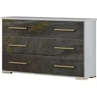 Dalia 3 Drawer Dresser - Grey