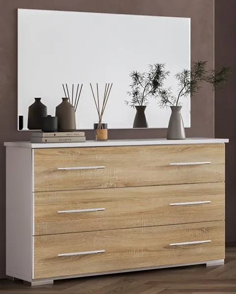Dalia 3 Drawer Dresser - Light Oak