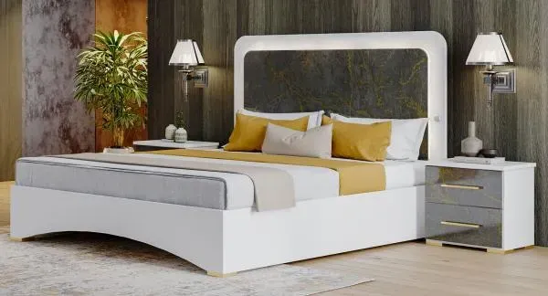 Dalia Bed Frame - Grey