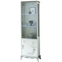 Daniela 1 Door Display Cabinet - White