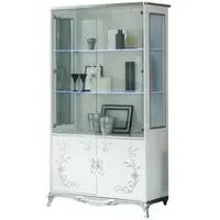Daniela 2 Door Display Cabinet - White