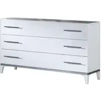 Elegance Italian 3 Drawer Dresser - White