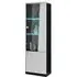 Elisa 1 Door Display Cabinet - White
