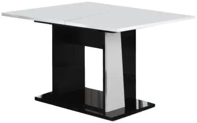 Elisa Extending Pedestal Dining Table - White image