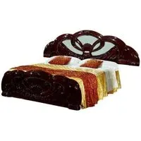 Giada King Size Bed Frame - Mahogany