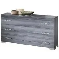 Nicole 3 Drawer Dresser - Grey