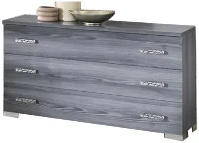 Nicole 3 Drawer Dresser - Grey image