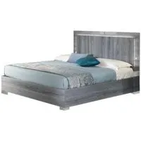 Nicole King Size Bed Frame - Grey