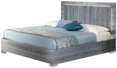 Nicole King Size Bed Frame - Grey image