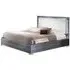 Nicole King Size Upholstered Headboard Bed - Grey