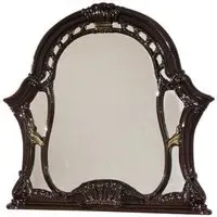 Sara Italian Dressing Mirror - Mahogany