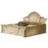 Sara Italian King Size Bed Frame - Beige