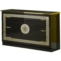 Serena 3 Drawer Dresser - Black