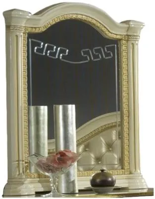 Serena Italian Dressing Mirror - Beige image