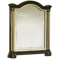 Serena Italian Dressing Mirror - Black