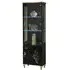 Sofia 1 Door Display Cabinet - Black