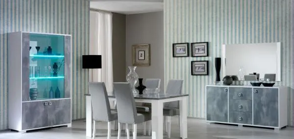 Stella 6-Seater Dining Table - White