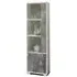 Stella Italian 1 Door Display Cabinet - White