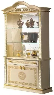 Venus 2 Door Display Cabinet - Beige image