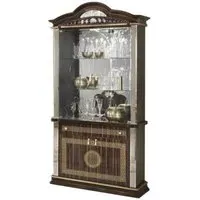 Venus 2 Door Display Cabinet - Walnut