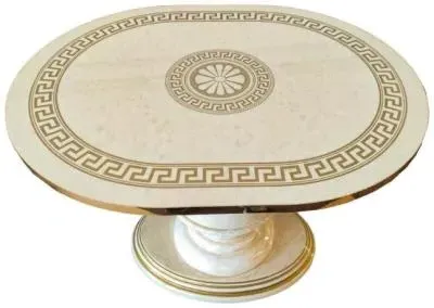 Venus Oval Lamp Table - Beige image