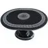 Venus Oval Lamp Table - Black