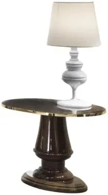 Venus Oval Lamp Table - Walnut
