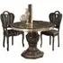 Venus Round Dining Set with 2 Giglio Chairs - Walnut