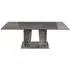 Vittoria 6-8 Seater Extendable Pedestal Dining Table - Grey