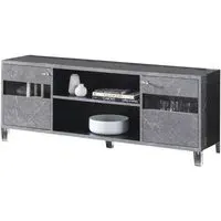 Vittoria Italian 160cm TV Unit - Dark Grey