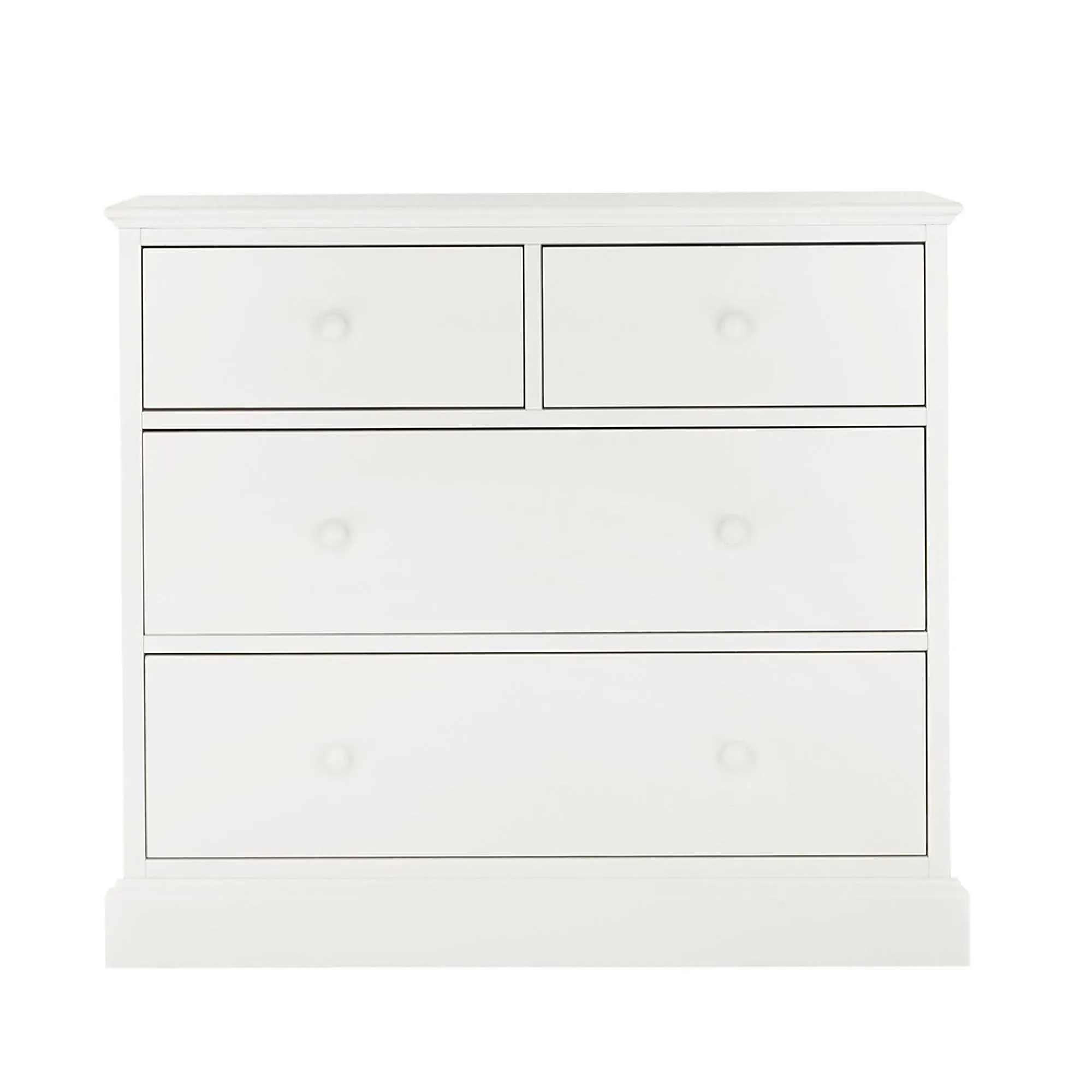 Ashby 2+2 Drawer Chest - White