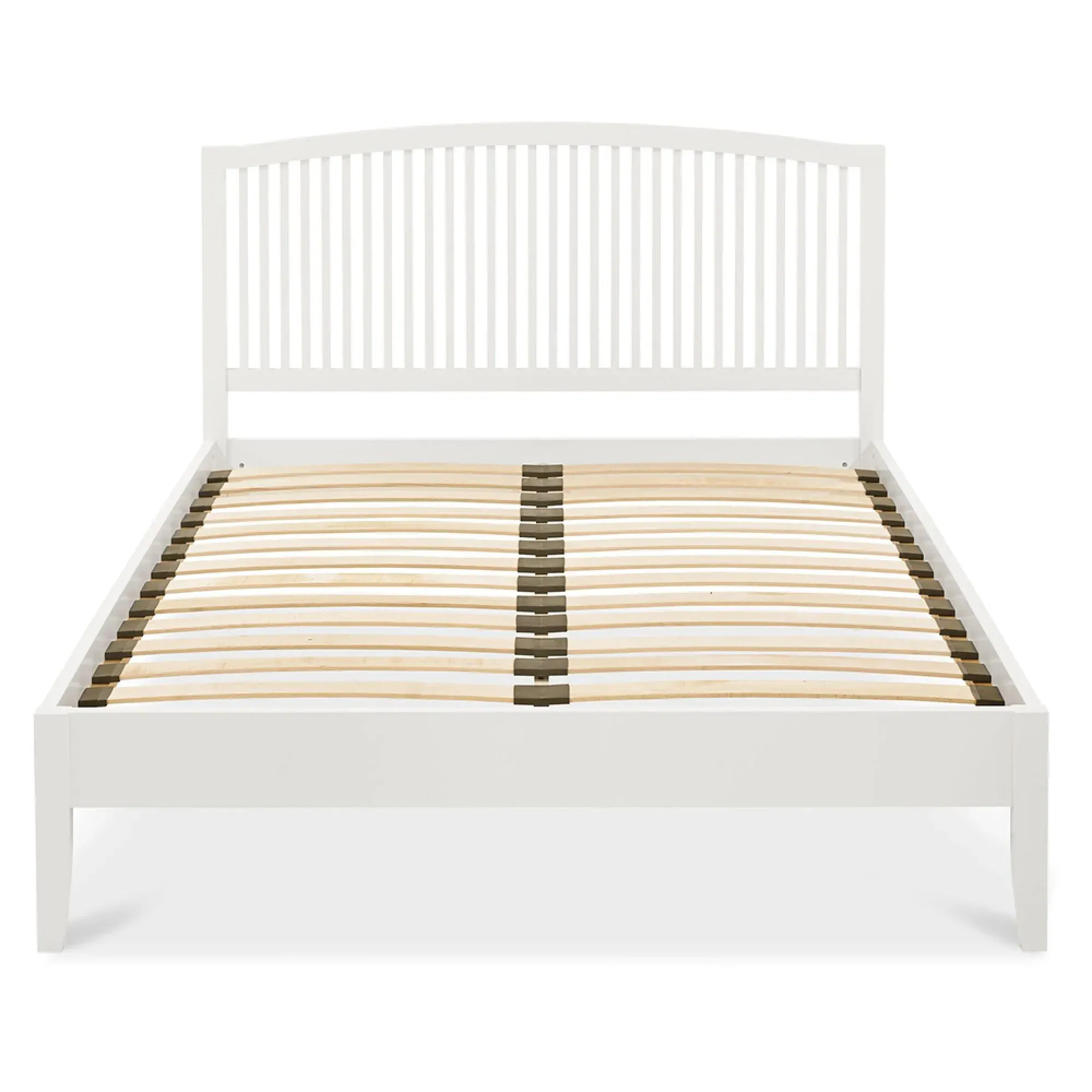 Ashby Slatted Bed Frame - White