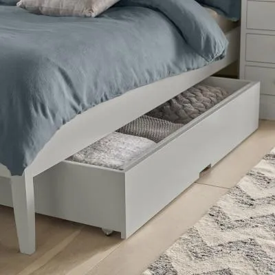 Ashby Underbed Drawer - Soft Grey, Beech image