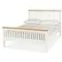 Atlanta Double High Footend Bed - White, Oak
