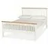 Atlanta King Size High Footend Bed - White, Oak