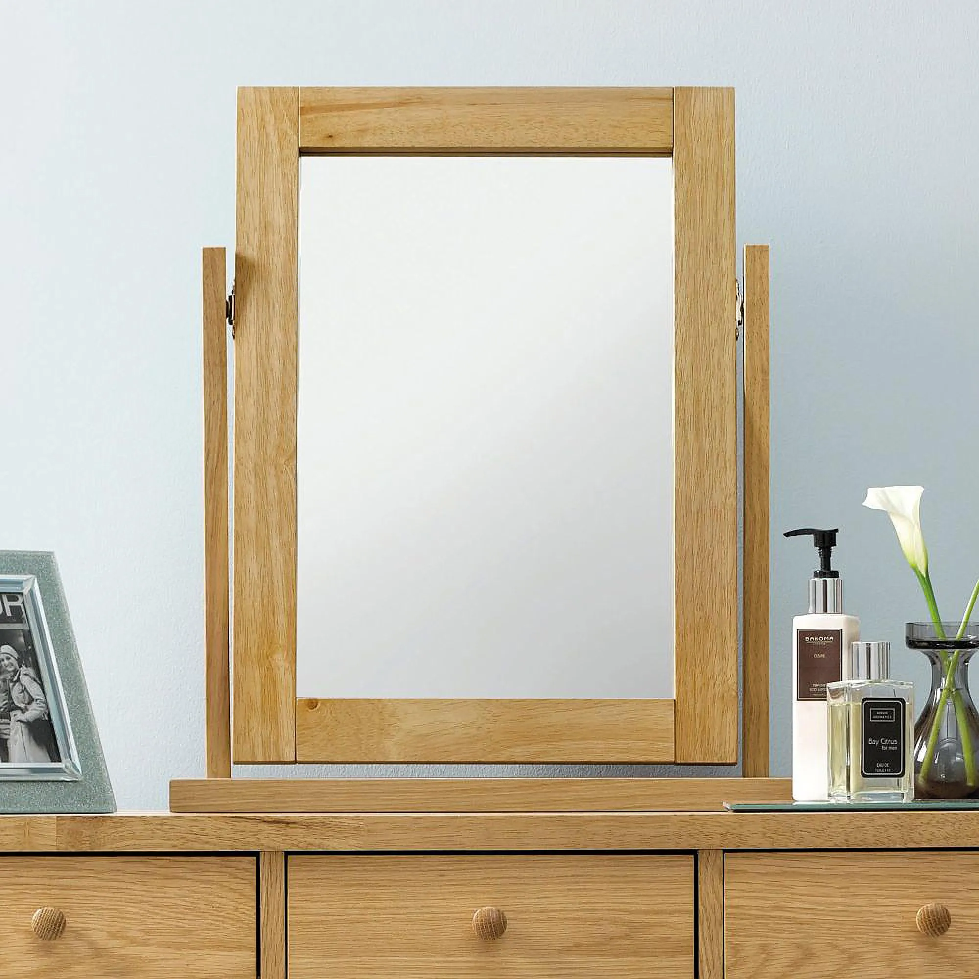 Atlanta Vanity Mirror - Oak