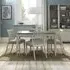 Bergen 4-6 Seater Extending Dining Table with Chairs - Grey, Oak