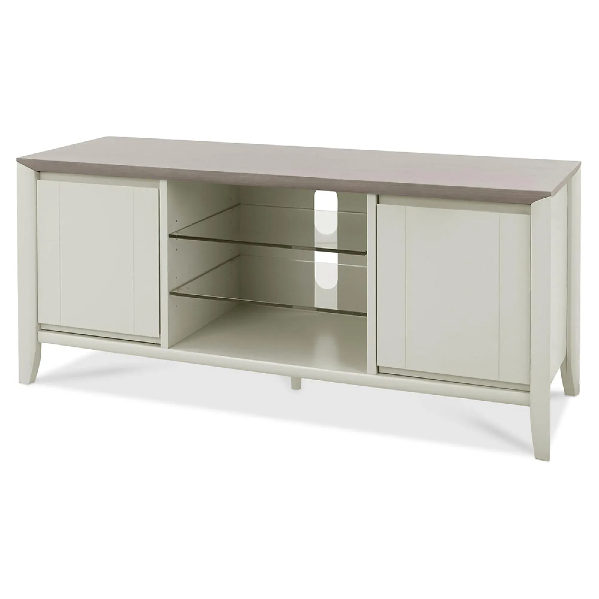 Bergen 43in Entertainment Unit - Grey Washed, Oak