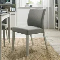 Bergen Dining Chair - Grey Washed, Titanium Fabric