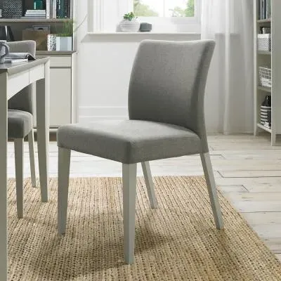 Bergen Dining Chair - Grey Washed, Titanium Fabric