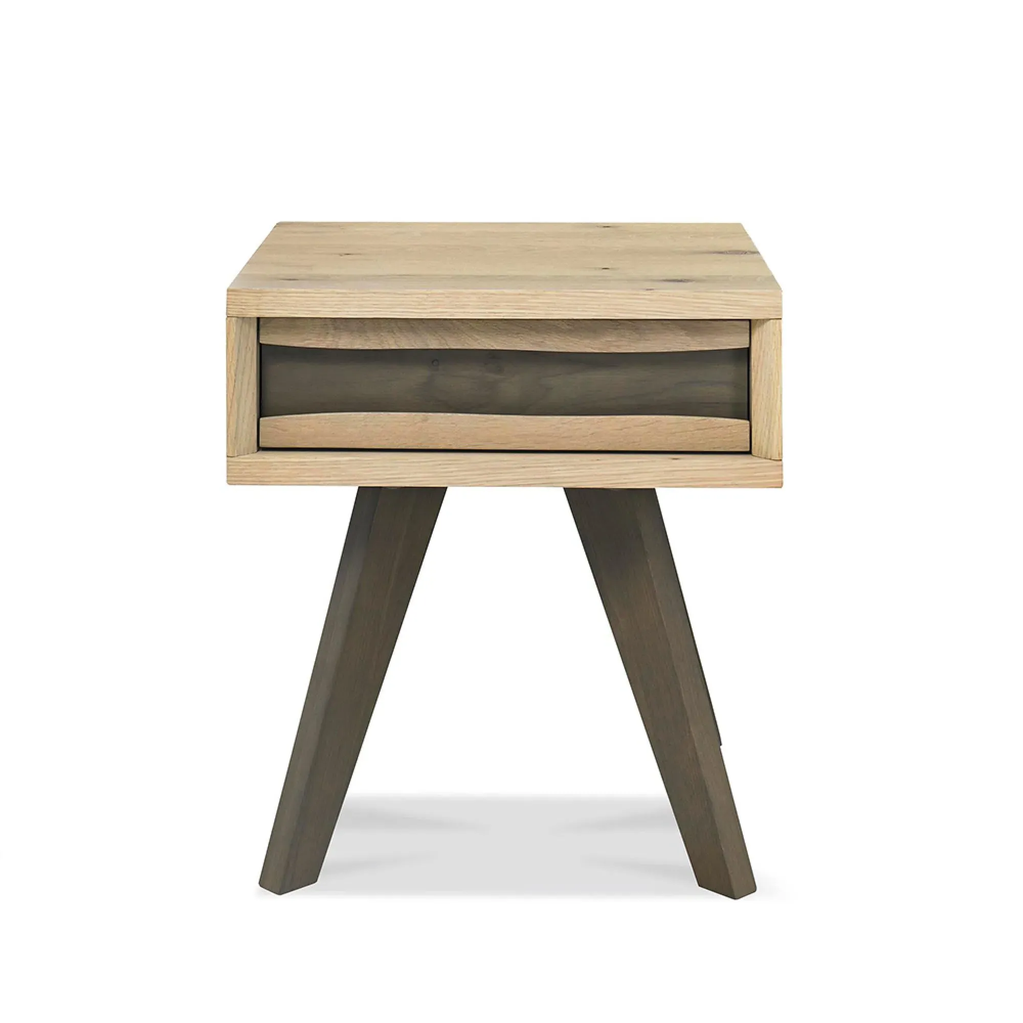 Cadell 1 Drawer Lamp Table - Aged Oak