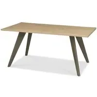 Cadell 6 Seater Dining Table - Aged Oak