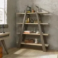 Cadell Open Display Unit - Aged Oak